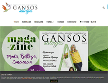Tablet Screenshot of gansossalvajes.com